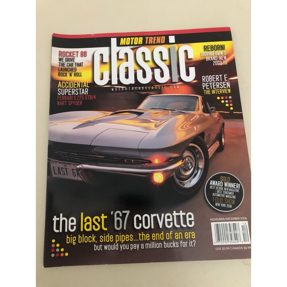 Motor‎ Trend Classic Magazine November/December 2006